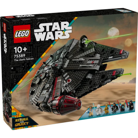 Jucarii copii si jocuri educative -  LEGO®  Star Wars - Falcon intunecat (75389), 1578 piese