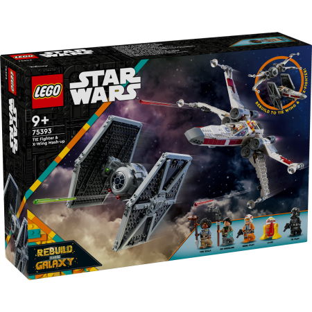Jucarii copii si jocuri educative -  LEGO®  Star Wars - Hibrid TIE Fighter si X-Wing (75393), 1063 piese