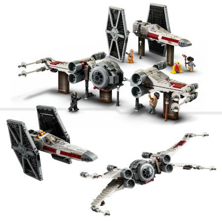  LEGO®  Star Wars - Hibrid TIE Fighter si X-Wing (75393), 1063 piese [8]