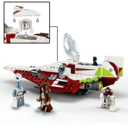 LEGO® Star Wars - Jedi Starfighter-ul lui Obi-Wan Kenobi (75333), 282 piese [7]