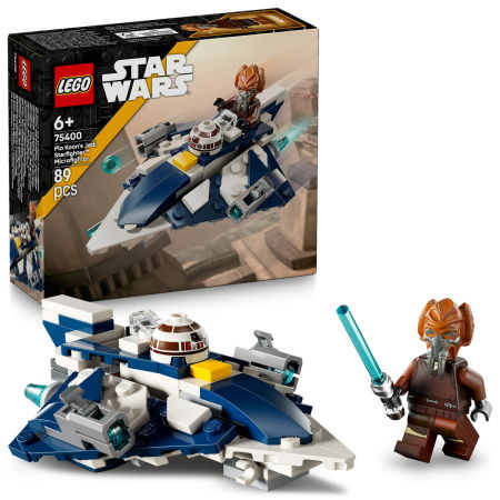 Jucarii copii si jocuri educative -  LEGO®  Star Wars - Micronava de lupta Jedi Starfighter a lui Plo Koon (75400), 89 piese