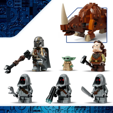 LEGO® Star Wars - Offworld Sandcrawler si Mudhorn (75453), 1683 piese [5]