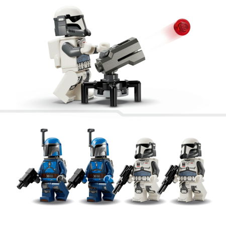  LEGO®  Star Wars - Pachet de lupta Ambuscada pe Mandalore™ (75373), 109 piese [8]