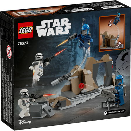  LEGO®  Star Wars - Pachet de lupta Ambuscada pe Mandalore™ (75373), 109 piese [2]