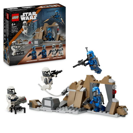 Jucarii copii si jocuri educative -  LEGO®  Star Wars - Pachet de lupta Ambuscada pe Mandalore™ (75373), 109 piese