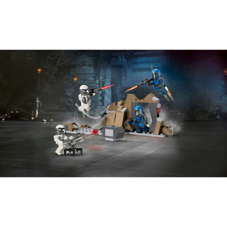  LEGO®  Star Wars - Pachet de lupta Ambuscada pe Mandalore™ (75373), 109 piese [9]