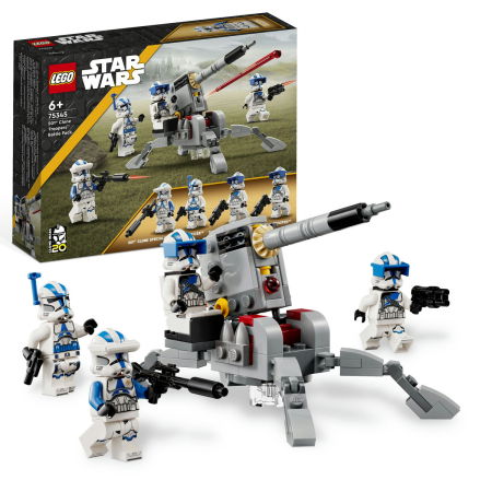 LEGO - LEGO® Star Wars - Pachet de lupta Clone Troopers divizia 501 (75345), 119 piese