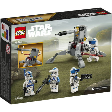 LEGO® Star Wars - Pachet de lupta Clone Troopers divizia 501 (75345), 119 piese [2]