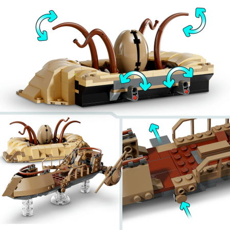  LEGO®  Star Wars - Schif de desert si Groapa lui Sarlacc (75396), 558 piese [8]