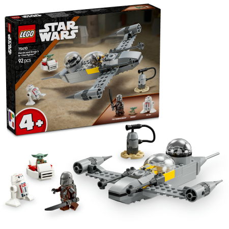 Jucarii copii si jocuri educative -  LEGO®  Star Wars - Starfighter N-1 (75410), 92 piese
