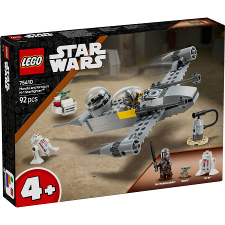 Jucarii copii si jocuri educative -  LEGO®  Star Wars - Starfighter N-1 (75410), 92 piese