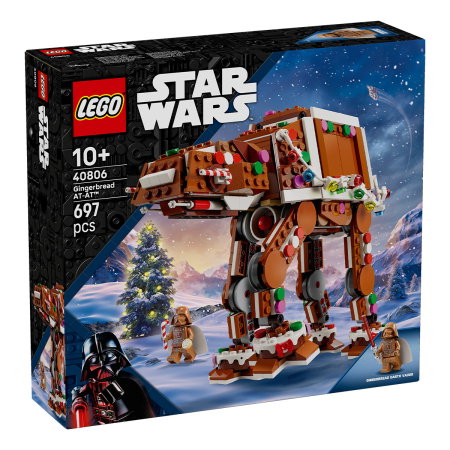 LEGO - LEGO® Star Wars -  Vehicul de lupta AT-AT cu aspect de turta dulce (40806), 697 piese