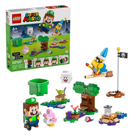 Jucarii copii si jocuri educative -  LEGO®  Super Mario - Aventuri cu LEGO®  Luigi™ interactiv (71440), 210 piese