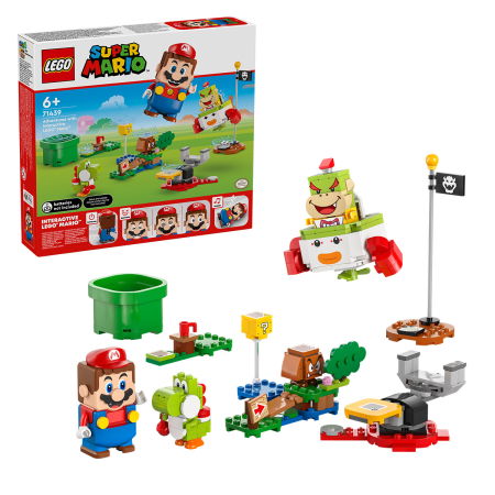 Jucarii copii si jocuri educative -  LEGO®  Super Mario - Aventuri cu LEGO®  Mario™ interactiv (71439), 218 piese