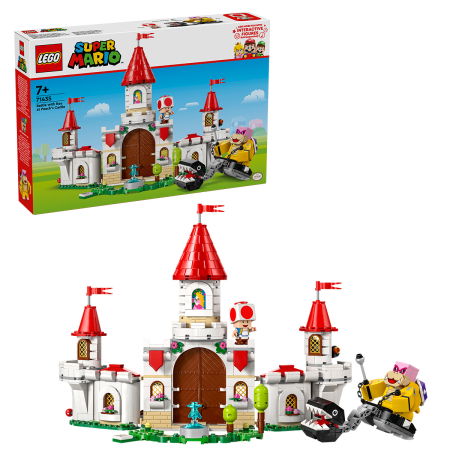 Jucarii copii si jocuri educative -  LEGO®  Super Mario - Batalia cu Roy la castelul lui Peach (71435), 738 piese