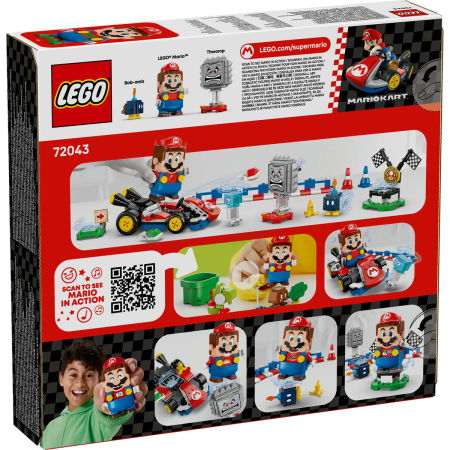 LEGO®  Super Mario - Mario Kart – LEGO®  Mario interactiv si Standard Kart (72043), 278 piese [2]