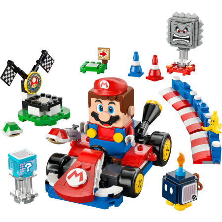 LEGO®  Super Mario - Mario Kart – LEGO®  Mario interactiv si Standard Kart (72043), 278 piese [6]