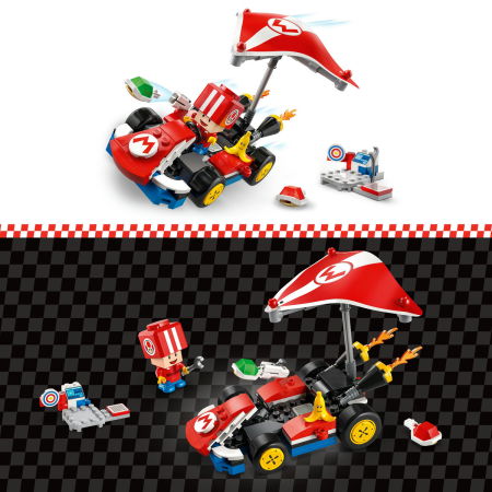  LEGO®  Super Mario - Mario Kart™ – Standard Kart (72032), 174 piese [7]