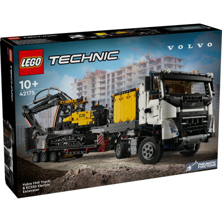 LEGO - LEGO® Technic - Camionul FMX si excavatorul electric EC230 de la Volvo (42175), 2274 piese
