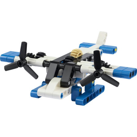 Jucarii copii si jocuri educative - LEGO® Technic - Hidroavion alb (30736), 82 piese