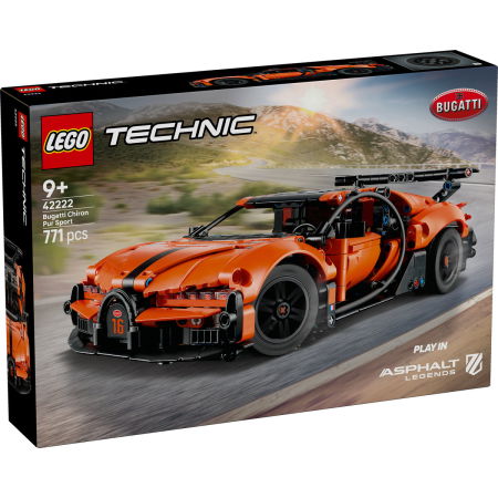 LEGO - LEGO® Technic -  Hipermasina Bugatti Chiron Pur Sport (42222), 771 piese
