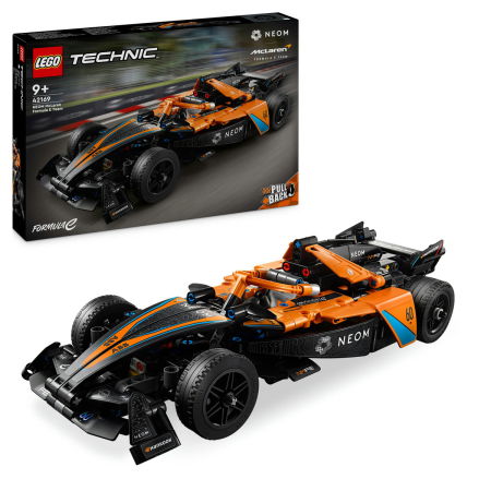 Jucarii copii si jocuri educative -  LEGO®  Technic - Masina de cursa NEOM McLaren Formula E  (42169), 452 piese
