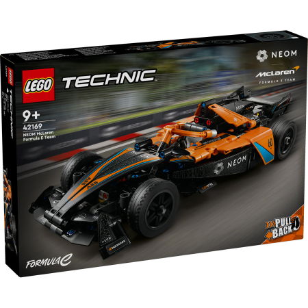 Jucarii copii si jocuri educative -  LEGO®  Technic - Masina de cursa NEOM McLaren Formula E  (42169), 452 piese