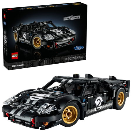 LEGO - LEGO® Technic - Masina de curse 1966 Ford GT40 MKII (42223), 793 piese