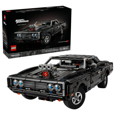 Jucarii copii si jocuri educative - LEGO® Technic - Masina Dodge Charger R/T din Fast and Furious (42231), 1516 piese