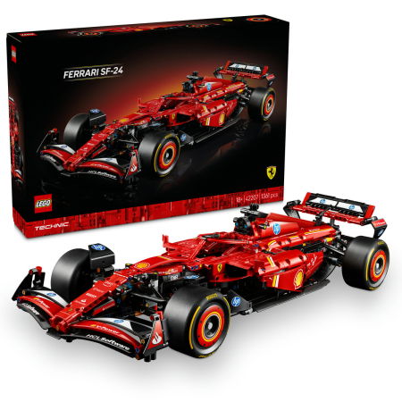 Jucarii copii si jocuri educative -  LEGO®  Technic - Masina F1 Ferrari SF-24 (42207), 1361 piesa 