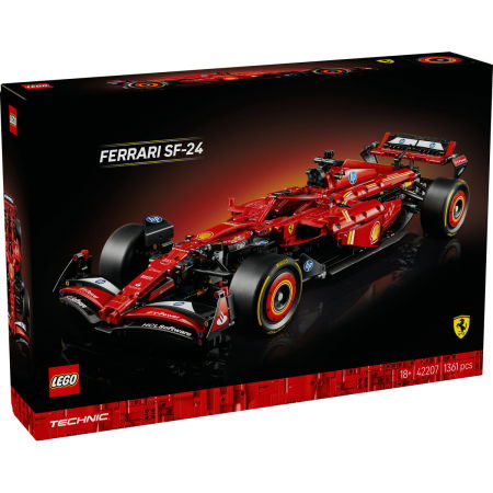 Jucarii copii si jocuri educative -  LEGO®  Technic - Masina F1 Ferrari SF-24 (42207), 1361 piesa 