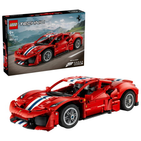 LEGO - LEGO® Technic - Masina Ferrari 488 PISTA (42235), 882 piese