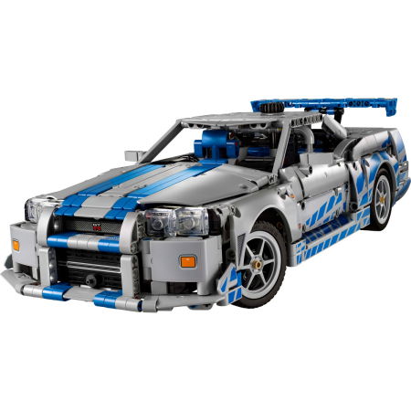 LEGO® Technic - Masina Nissan Skyline GT-R (R34) din Mai furios, mai iute (42210), 1410 piese [6]