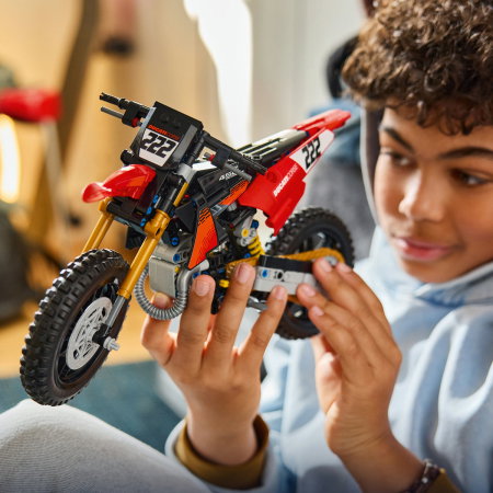 LEGO® Technic - Motocicleta Ducati Desmo450 MX, versiunea de uzina (42238), 457 piese [6]