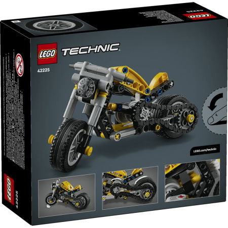 LEGO® Technic - Motocicleta galbena (42225), 151 piese [2]