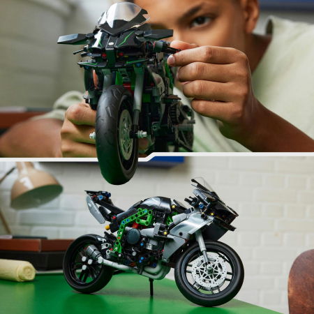 LEGO® Technic -  Motocicleta Kawasaki Ninja H2R  (42170), 643 piese [9]