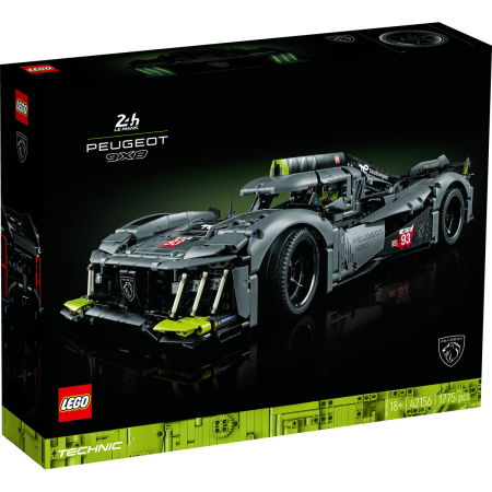 Jucarii copii si jocuri educative -  LEGO®  Technic - Peugeot 9x8 24H Le Mans Hybrid Hypercar (42156), 1775 piese