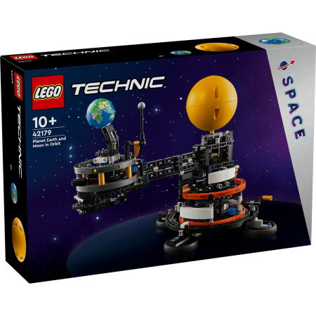 Jucarii copii si jocuri educative -  LEGO®  Technic - Planeta Pamant si Luna pe orbita (42179), 526 piese
