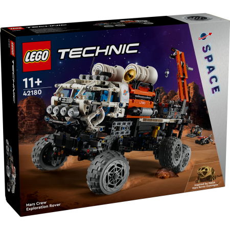 Jucarii copii si jocuri educative -  LEGO®  Technic - Rover de explorare pe Marte cu echipaj (42180), 1599 piese