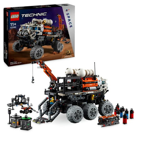Jucarii copii si jocuri educative -  LEGO®  Technic - Rover de explorare pe Marte cu echipaj (42180), 1599 piese