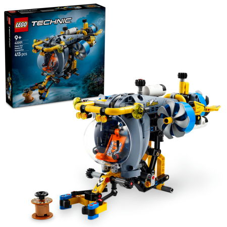 Jucarii copii si jocuri educative -  LEGO®  Technic - Submarin de cercetare (42201), 413 piese