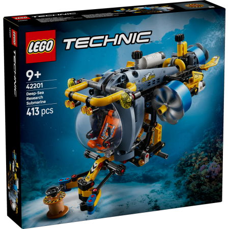 Jucarii copii si jocuri educative -  LEGO®  Technic - Submarin de cercetare (42201), 413 piese