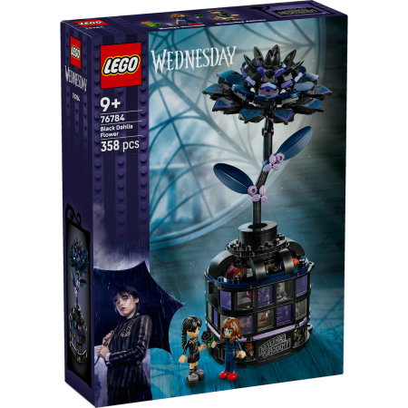 LEGO - LEGO® Wednesday - Floare de dalie neagra (76784), 358 piese