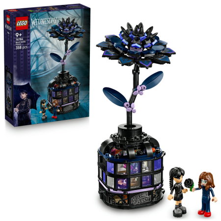 LEGO - LEGO® Wednesday - Floare de dalie neagra (76784), 358 piese