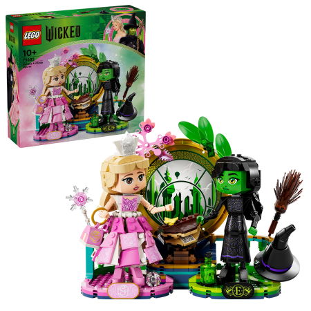 LEGO - LEGO® Wicked -  Figurinele Elphaba si Glinda (75682), 558 piese