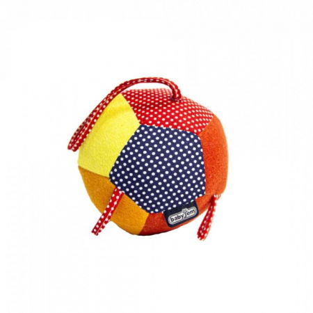 Jucarii copii si jocuri educative - Mingie jucarie bebelus BabyJem Color din plus 12 cm