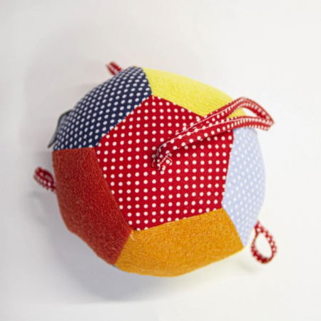 Jucarii copii si jocuri educative - Mingie jucarie bebelus BabyJem Color din plus 12 cm