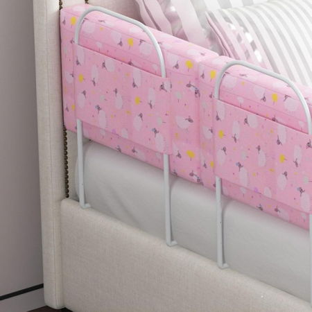 Mini-Bumper protectie pat, 50(L)x56(H) cm, Roz [10]