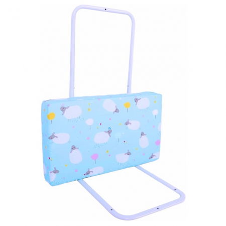 Mini-Bumper protectie pat, 50(L)x56(H) cm, Turcoaz [5]
