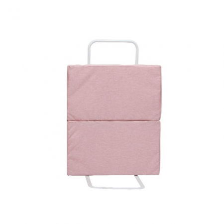 Mini-Bumper protectie pat, 50(L)x56(H) cm, Roz pastel [1]